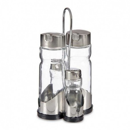 Comprar Vinagrera Inoxidable 4 Piezas  Vivalto 15105 al Mejor Precio