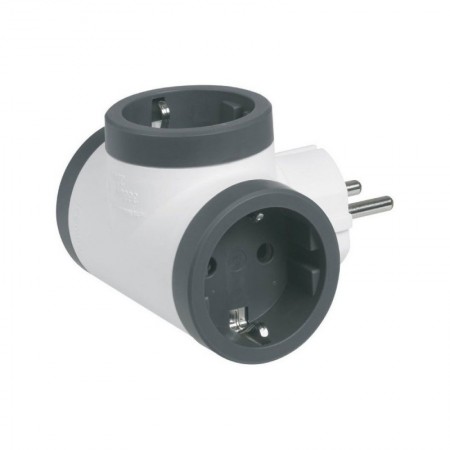 Comprar Adaptador 3X2 P+T 16A Bl/Ng Legrand 224032 al Mejor Precio