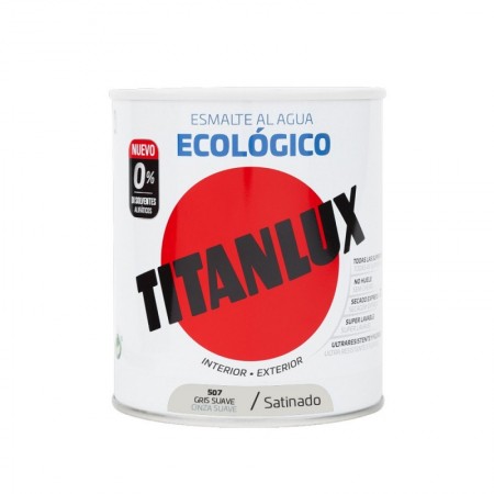 Comprar Esmalte Eco Satinado Gris Suave Titan 36804 al Mejor Precio