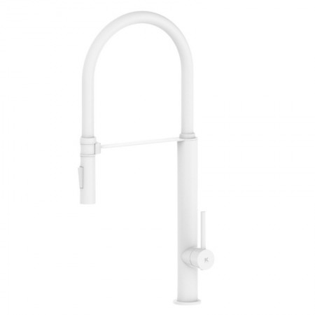 Comprar Monomando Fregadero Vert. Pilot 2 Blanco Kalla 156397 al Mejor Precio