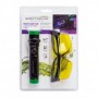 Kit linterna inalambrica de luz LED violeta SPECTROLINE SPE-HVL-CS para detección de fugas y gafas