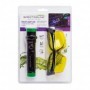 Kit linterna inalambrica de luz LED violeta SPECTROLINE SPE-HVL-CS para detección de fugas y gafas