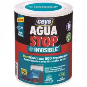Bote 1L micromenbrana impermeable CEYS AGUASTOP recubrimiento filtración agua invisible