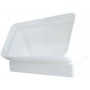 Codo vertical rectangular 45º 180x90mm PVC BLANCO