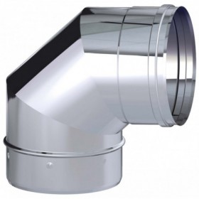 Codo 87º chimenea DINAK SW 316L Ø175mm