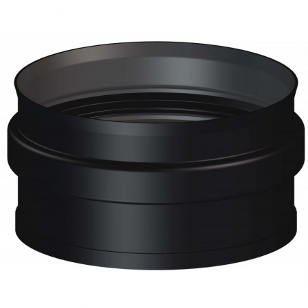 Colector Hollín corto Ø100mm chimenea DINAK DEKO PELLETS