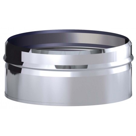 Colector hollín Ø175/235mm chimenea DINAK DP inox. AISI304/304