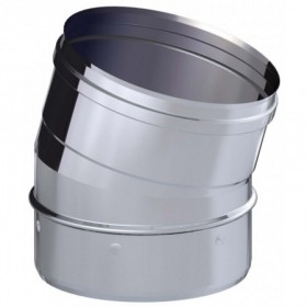 Codo 15º chimenea DINAK SW 316L Ø125mm