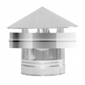 Sombrerete antilluvia chimenea DINAK DWJ 316L/304 Ø450/525mm