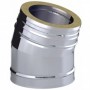 Codo 15º chimenea DINAK GE30+ 304/304 Ø125/185mm