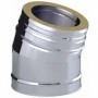 Codo 15º chimenea DINAK GE30+ 304/304 Ø125/185mm