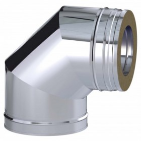 Codo 90º chimenea DINAK GE50+ 304/304 Ø350/450mm