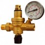 Valvula de llenado automatico con toma manometro 1/2" Macho-Hembra