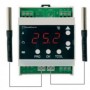 TERMOSTO DIFERENCIAL DE CARRIL DIN MUNDOCONTROL DE 2 SONDAS Y 1 RELE MODELO RD-MU/1