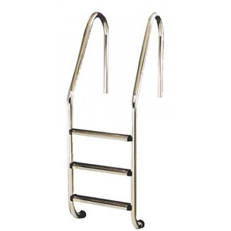 Escalera para piscina estándar 3 peldaños AISI-304 SEIPOOL NSL3C