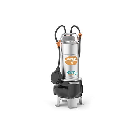 Electrobomba sumergible agua fecal CITY PUMPS RANGER MC12/50M monocanal