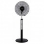 Ventilador de pie oscilante base redonda con mando MERCAFAN Ø40cm 45W 230VAC