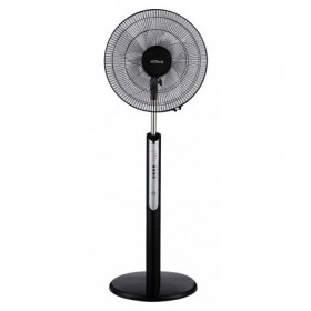Ventilador de pie oscilante base redonda con mando MERCAFAN Ø40cm 45W 230VAC