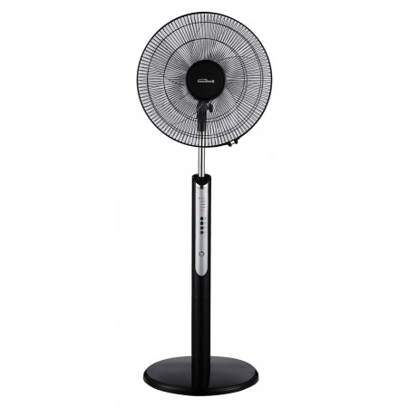 Ventilador de pie oscilante base redonda con mando MERCAFAN Ø40cm 45W 230VAC