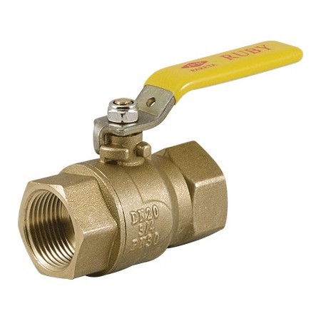 Llave gas  palanca hembra-hembra de 1-1/2" PN5 para gas