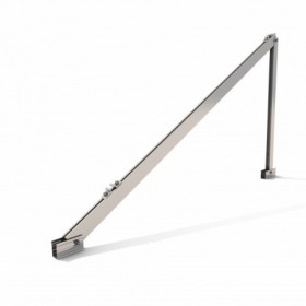 Fijación fotovoltaica MUNDOCLIMA SOLAR triangulo 30º módulos vertical hasta 1800mm para cubierta plana