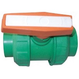 Valvula de bola desmontable PP-R Ø20 PN120 solo agua fria