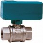 Válvula bola latón 2SC 1" motor 230 vac