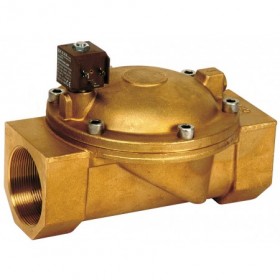 Electroválvula solenoide latón normalmente cerrada 230vac 3"
