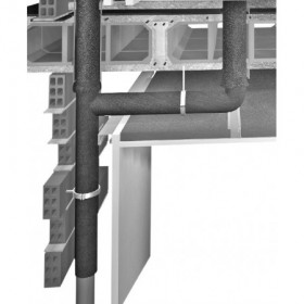 Rollo aislamiento acústico GEOPLOM BAJANTES 2000x500mm espesor 15mm