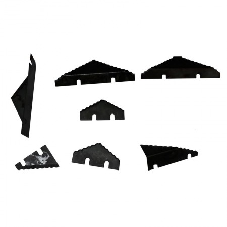 Juego 7 cuchillas dentadas plus CLIMAVER corte conducto fibra