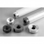 Rollo 10m terminal aluminio DANMAT gris 42x58mm