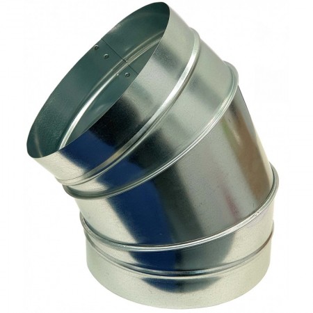 Codo 45º de Ø500mm galvanizado MERCATUB Macho-Macho