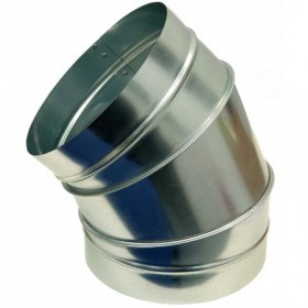 Codo 45º de Ø1200mm galvanizado MERCATUB Macho-Macho