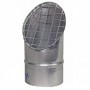Corte de flauta Ø450mm galvanizado MERCATUB Macho-Macho