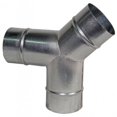 Derivación simple Ø710mm galvanizado MERCATUB Macho-Macho