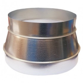Reducción conducto helicoidal de Ø1000mm a Ø800mm galvanizado MERCATUB Macho-Macho