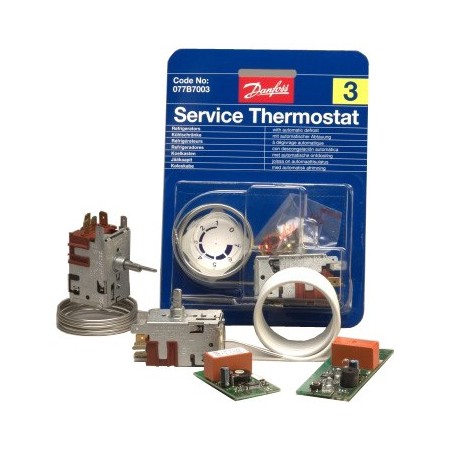 TERMOSTATO DANFOSS TIPO 8 PARA BOTELLEROS CON JUEGO COMPLETO DE ACCESORIOS 077B7008