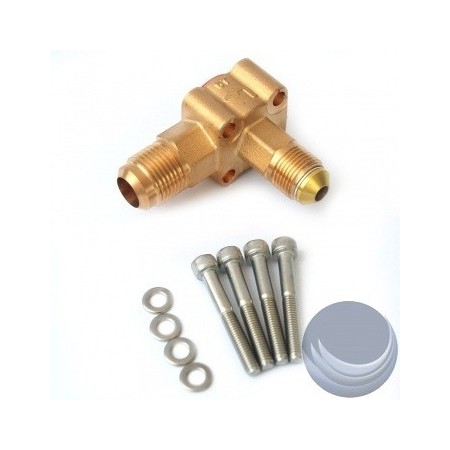 CUERPO VALVULA TE 5 Orif.1-2-3Roscar 1/2x5/8 67B4013/68B4013