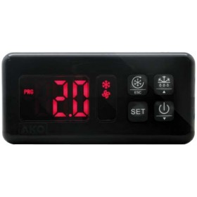 CONTROLADOR TEMPERAT. 2 RELES AKO-14212A 12V NTC INCLUIDA