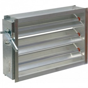 Compuerta para la regulación de aire manual ESCOCLIMA CAA 100x700mm