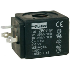 Bobina electroválvula solenoide PARKER ZB09 24vca