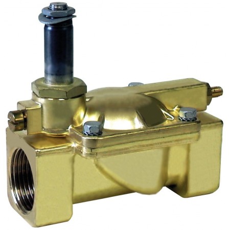 Cuerpo electroválvula solenoide latón PARKER 7321BAN01 CM normalmente cerrada 1/2"
