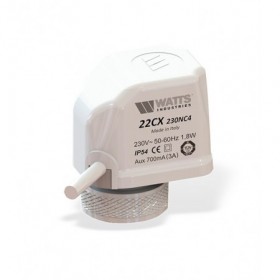 Actuador electrotérmico.normalmente cerrado  .con micro.CAZZANIGA 22CX. 230VAC