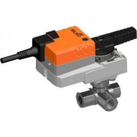 Válvula de bola motorizada mezcladora 3 vias BELIMO R3032 16 S3 con NR230A  11/4'