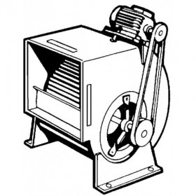 Ventilador centrífugo transmisión MUNDOFAN SIMPLEX 15/15 2CV 1.5kW