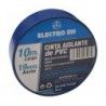 ▷ Cinta Aislante Eléctricista Azul. - Pack 10 uds