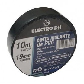 ▷ Cinta Aislante Eléctricista Negra. - Pack 10 uds