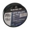 ▷ Cinta Aislante Eléctricista Negra. 20 Metros - Pack 10 uds