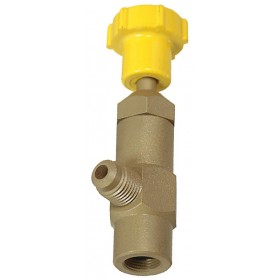 VALVULA DE SERVICIO PARA BOTELLA DE 25KG. SONDA 415MM. 47BAR