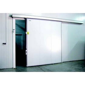 PUERTA CORREDERA IF MARCO AL. C/PASO CARRET. PARA PANEL CONSERV. INOX/INOX 260x200